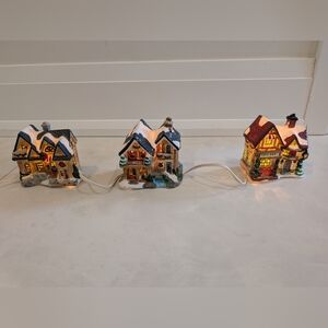 Trim Shoppe Porcelain Lighted Houses